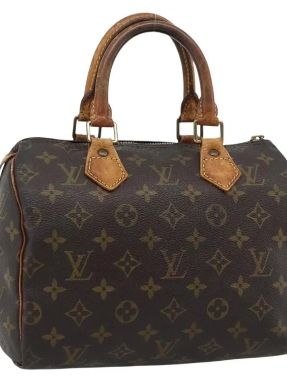 LOUIS VUITTON Monogram Speedy 25 Hand Bag M41528 LV Auth 189351